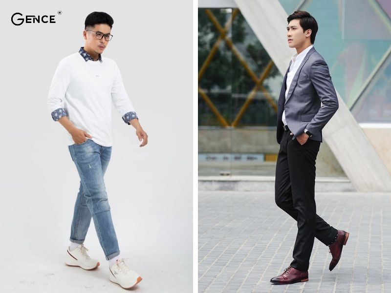 Cách chọn giày cho nam dáng người thấp