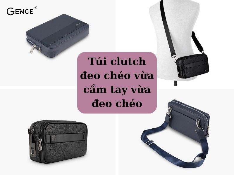 Túi clutch đeo chéo lịch lãm cho quý ông