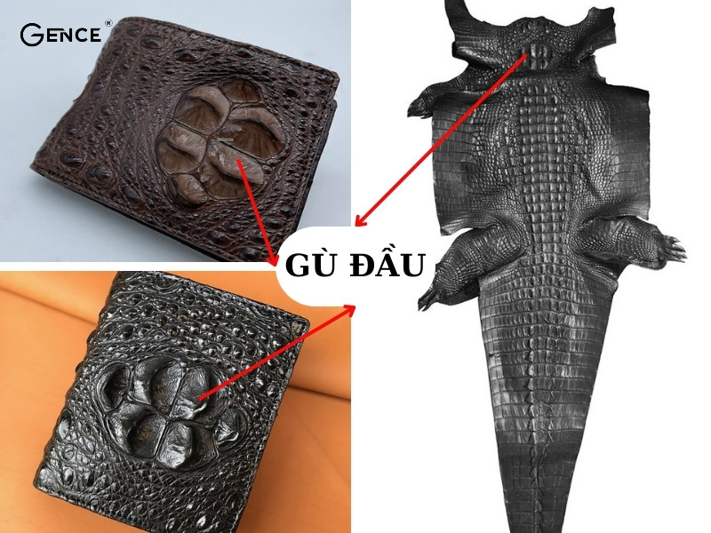 Sản phẩm làm từ da đầu cá sấu khó có thể làm giả