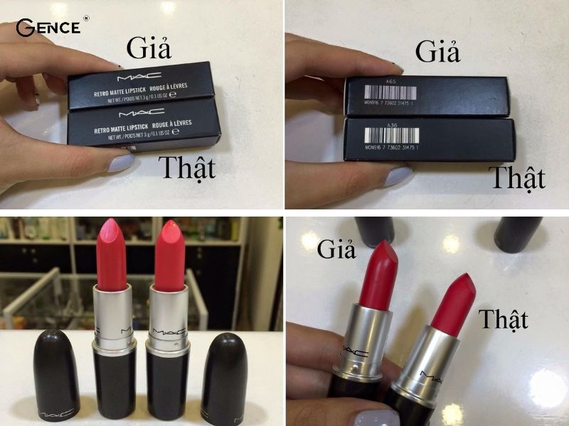 Cách phân biệt son MAC thật giả không quá khó khăn
