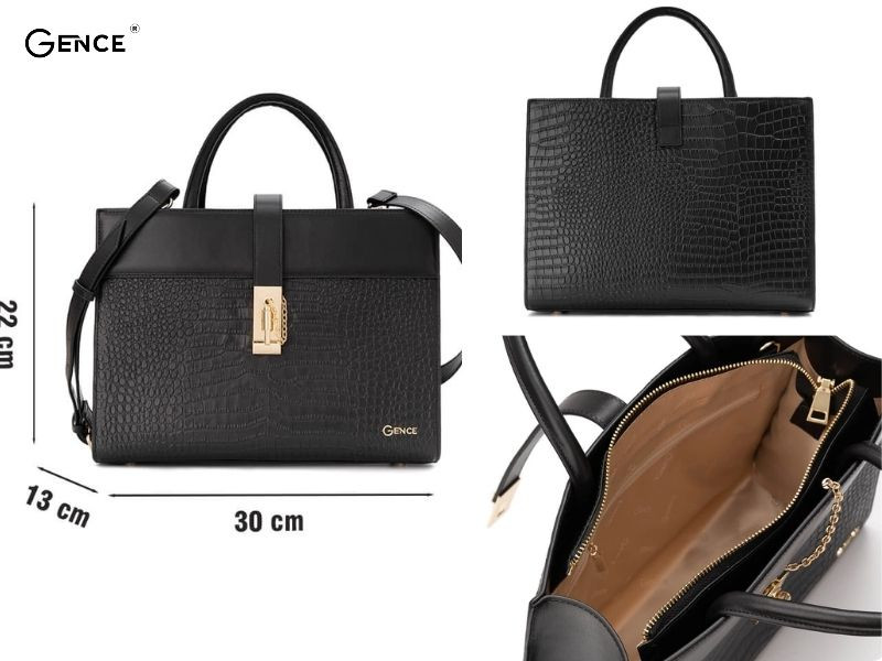 TX18 màu đen da bò dập vân ấn tượng, thu hút