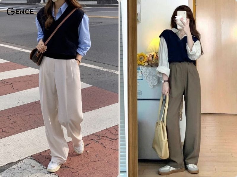 Phong cách trẻ trung, chuyên nghiệp, lịch sự cùng áo ghi lê nữ