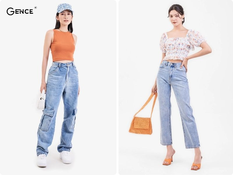 Cô nàng cá tính, sành điệu phối croptop cùng quần ống rộng