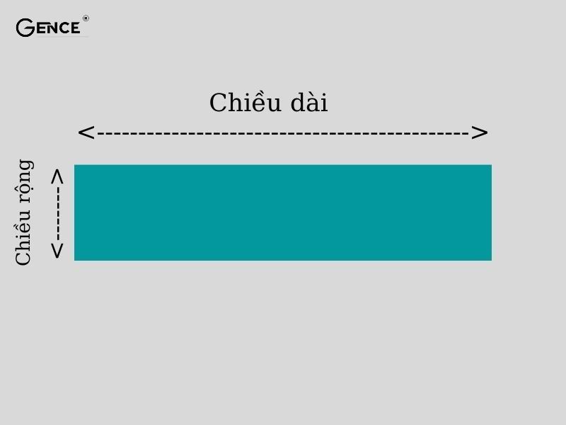 Cách tính chu vi, diện tích hình chữ nhật