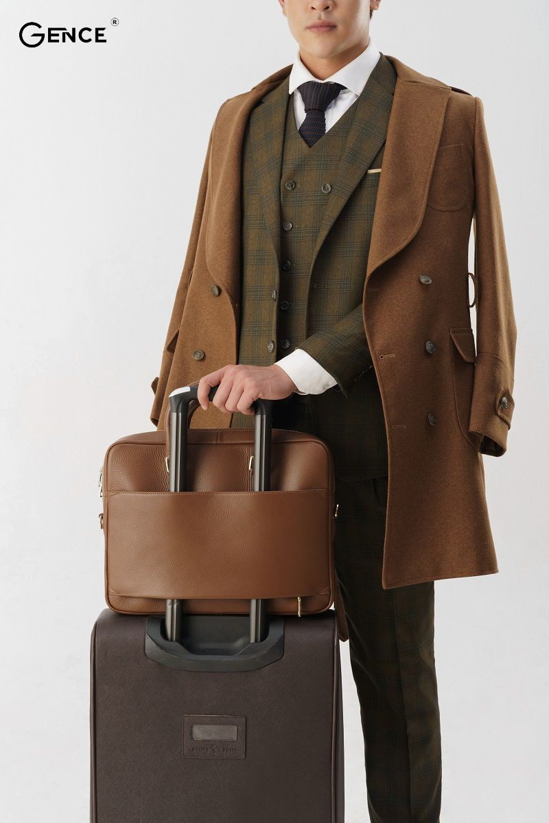 Túi xách doanh nhân Gence - phụ kiện thời trang sân bay