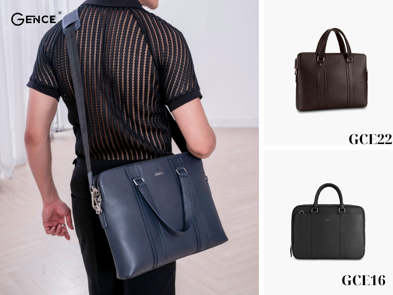 Gence bán cặp da nam từ da bò Swift