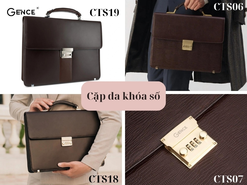 Cặp da khóa số an toàn cho dân công sở