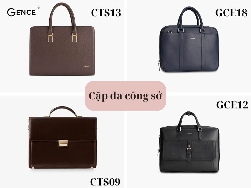 Mẫu cặp da công sở cao cấp bán chạy tại Gence
