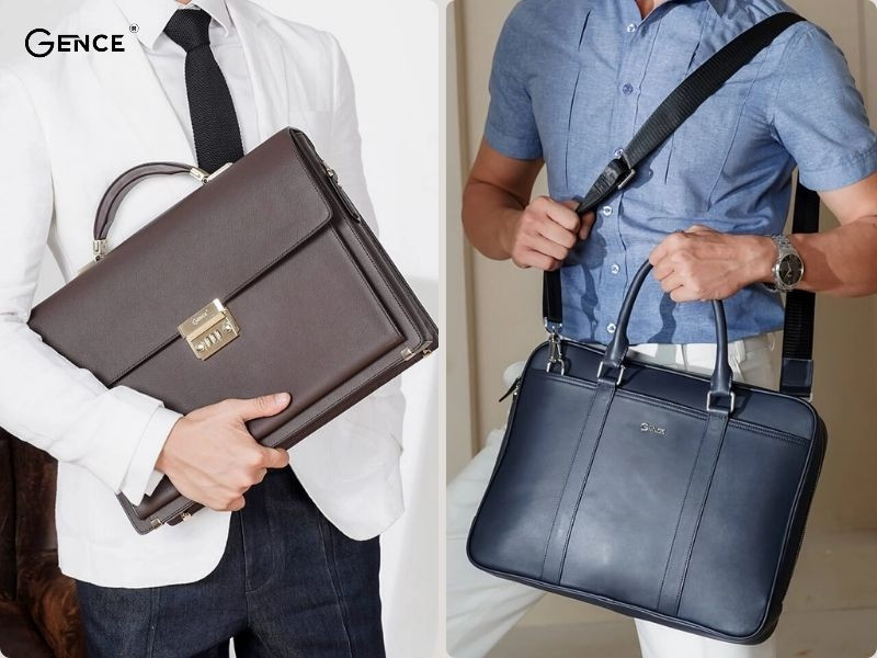 Style thời trang phối được cùng cặp đựng tài liệu