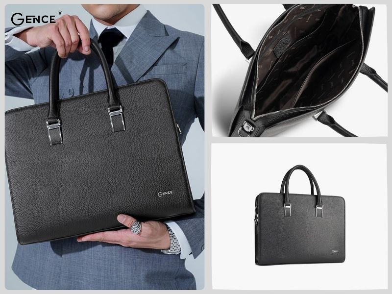 CTS12 màu đen da bò Mill khóa hông