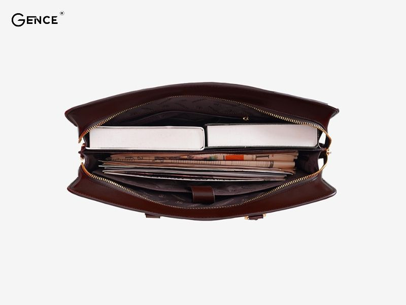 Gence cung cấp sản phẩm cặp da khóa số có ngăn chứa rộng rãi