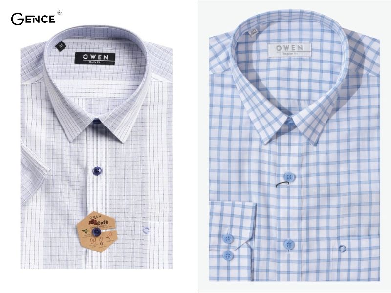 Chất liệu áo sơ mi ở Owen đa dạng