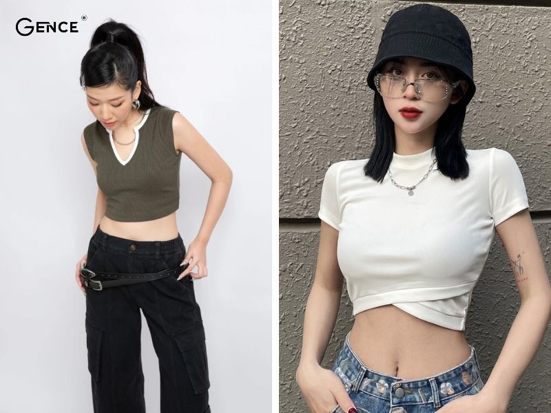 Croptop và choker là hai item sinh ra dành cho nhau
