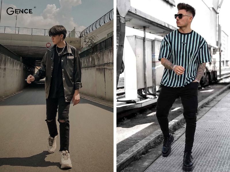 Chọn outfit bad boy phù hợp với vóc dáng