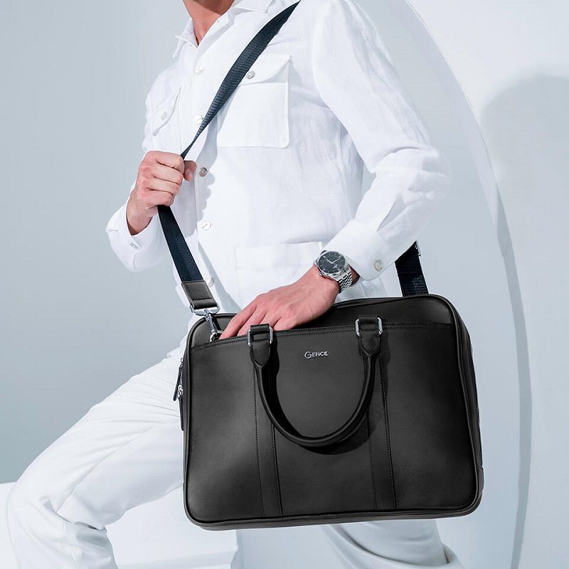 Chủ tịch thành phố đi làm cùng giỏ xách nam GCE16 Gence