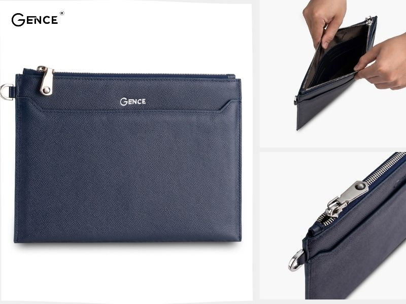 HT18 - clutch dạng phong thư màu đen