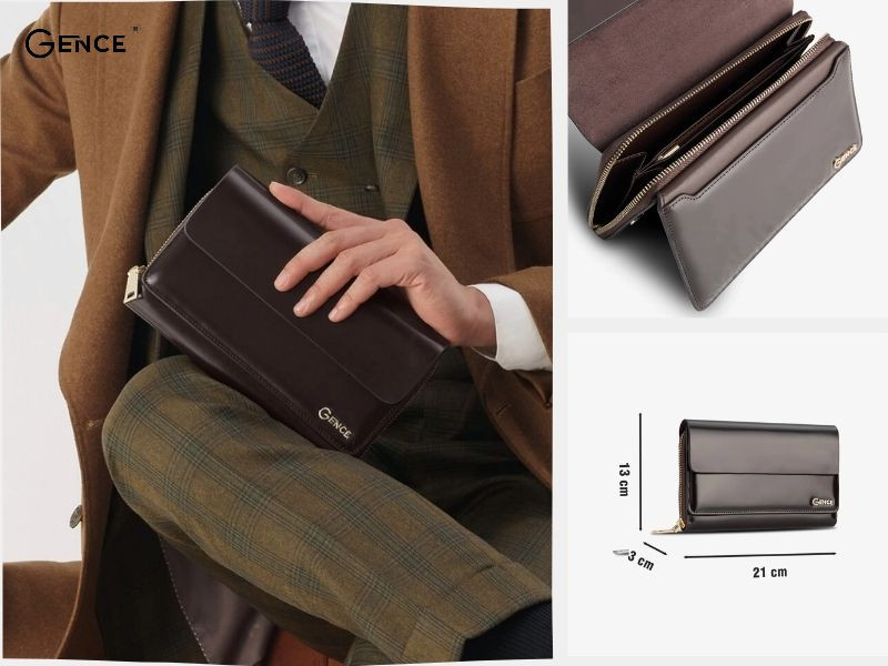 Phối HT03 màu nâu cùng trang phục vest