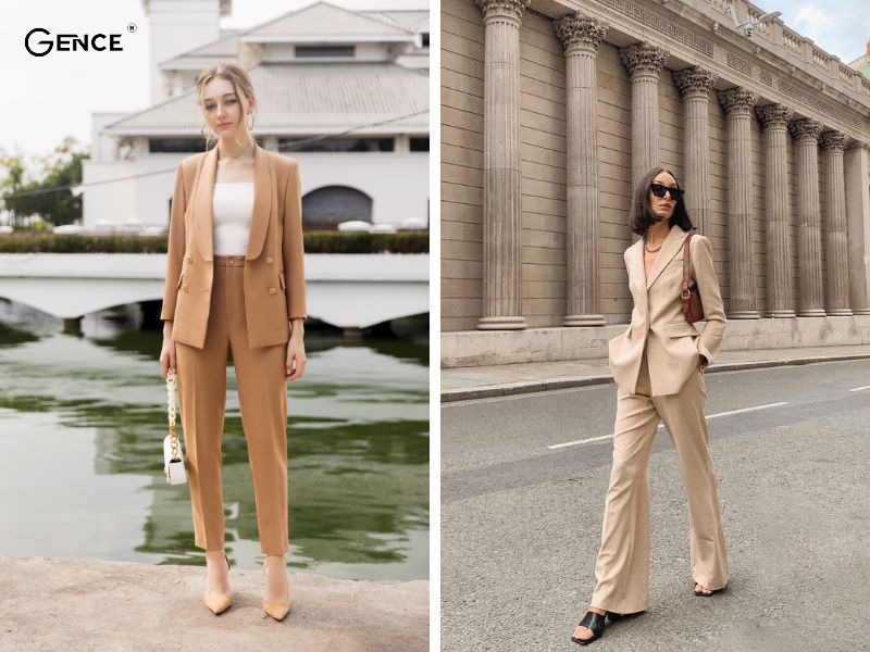 Cô nàng sang chảnh hay phối sandal cao gót với vest