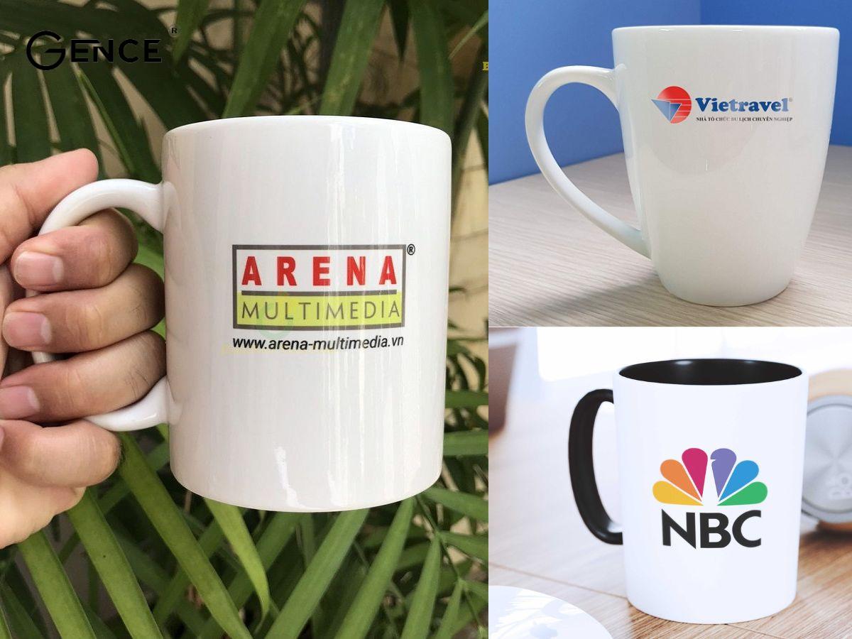 Cốc sứ in logo doanh nghiệp