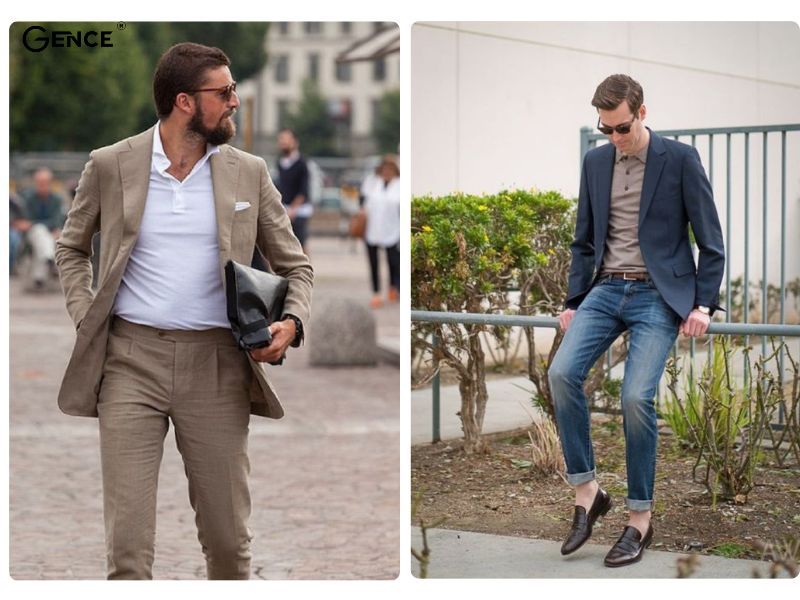 Combo áo polo và blazer nam chinh phục trái tim chị em