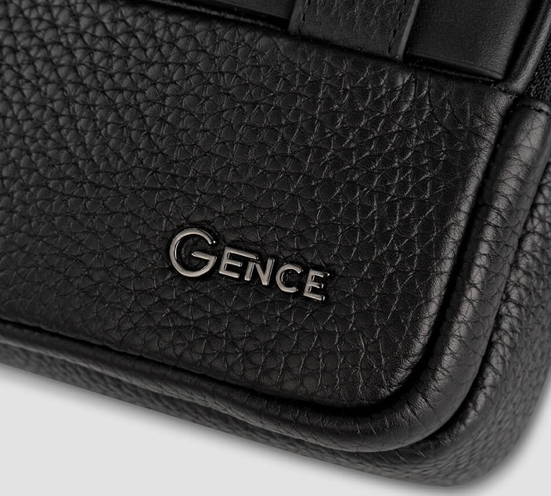 Da bò dập vân Mill căng mịn, sáng bóng, có độ mềm mượt khi chạm vào