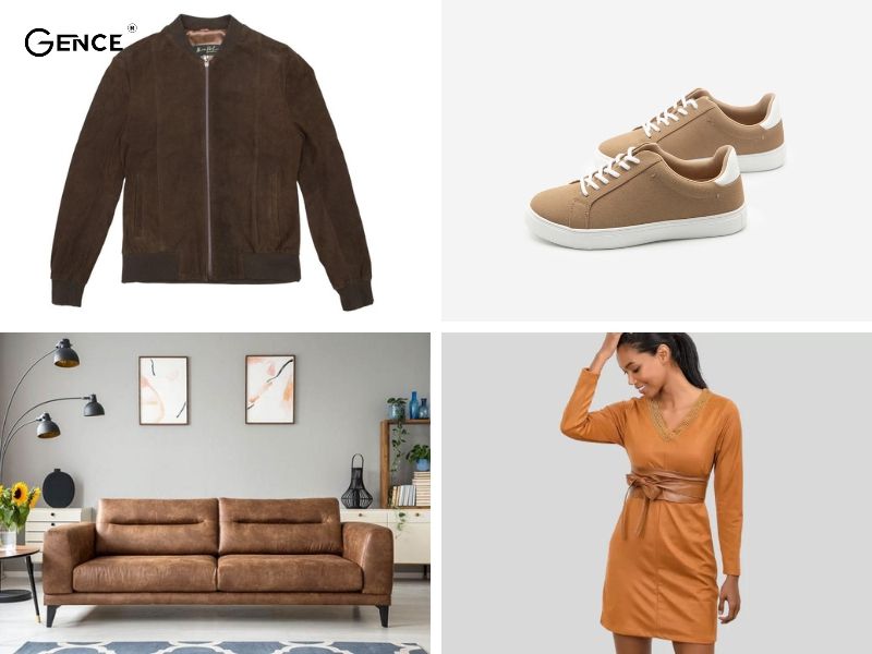 Da Nubuck ứng dụng trong thời trang, nội thất