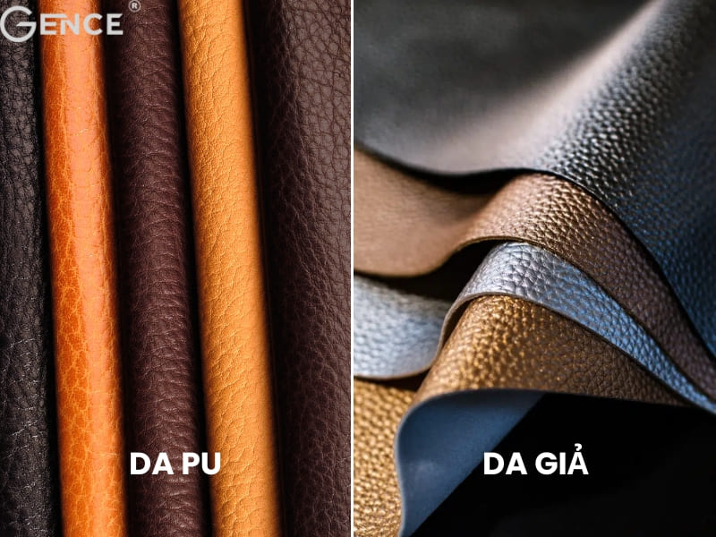 Da PU và da giả có sự khác biệt 