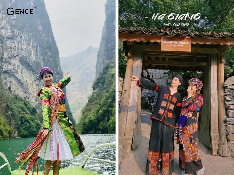 Diện trang phục truyền thống dân tộc vùng cao