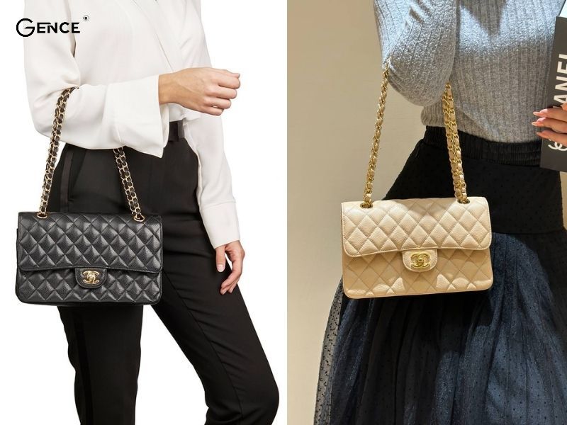 Độ bền da caviar không cao