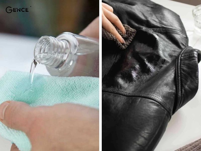 Dùng giấm để loại bỏ mùi hôi áo da