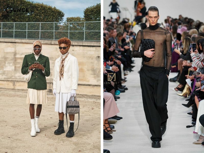 Phong cách Genderfluid thiết kế phù hợp cho nam và nữ