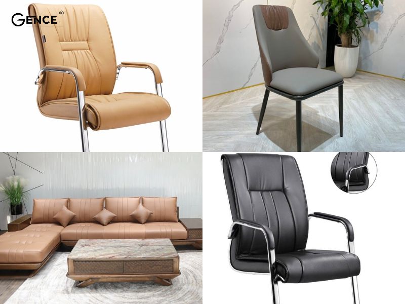 Ghế văn phòng, ghế lãnh đạo, sofa làm từ da Microfiber