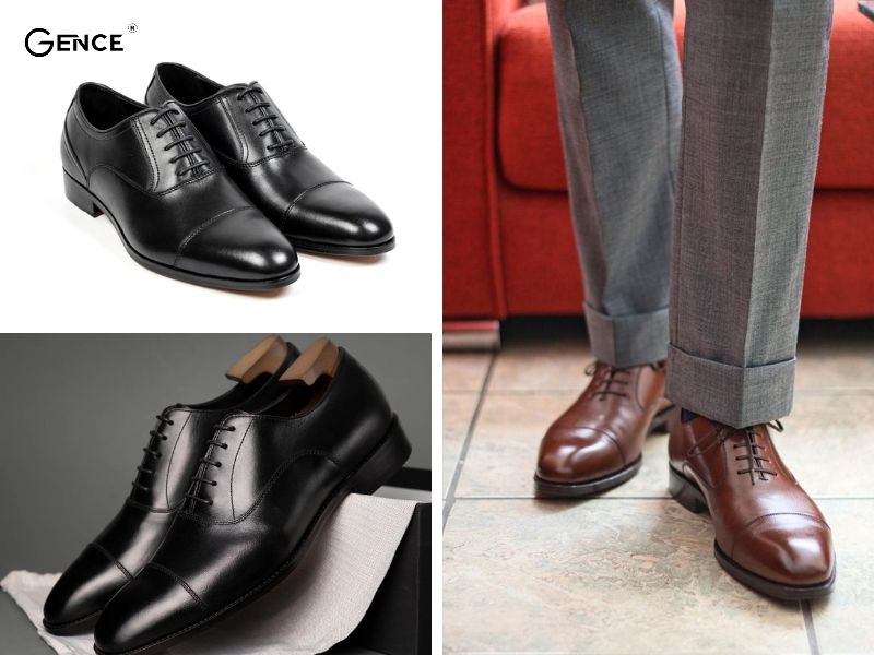 Giày Oxford cap-toe tạo sự khác biệt