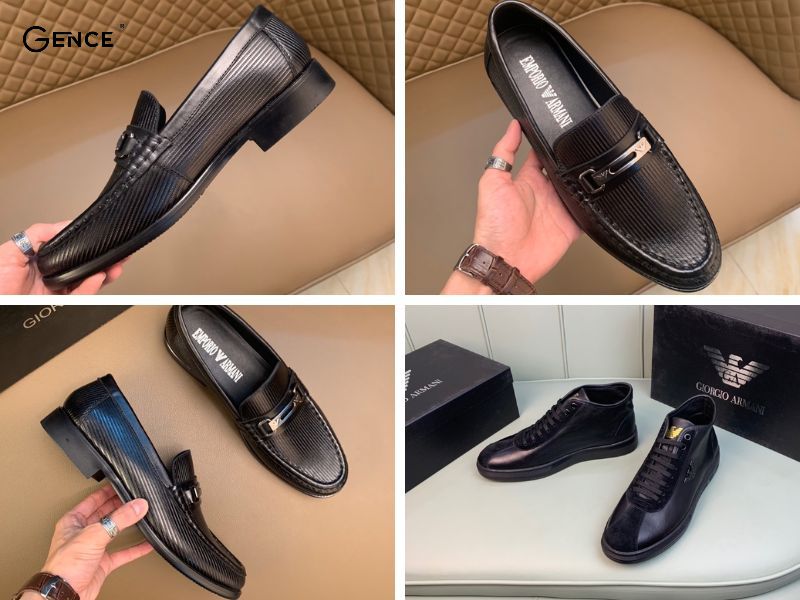 Hãng giày da nam từ Ý cao cấp Giorgio Armani