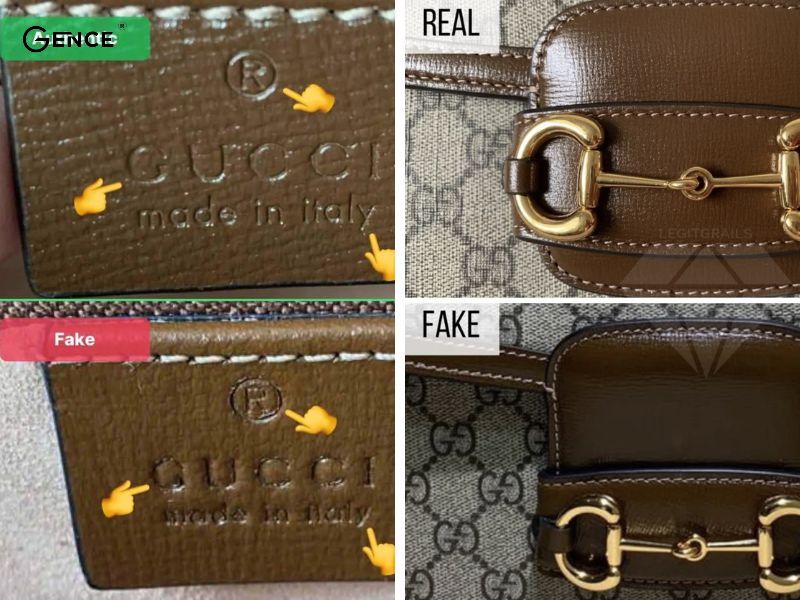 Hàng real sở hữu logo rõ nét, đều đẹp và mượt mà