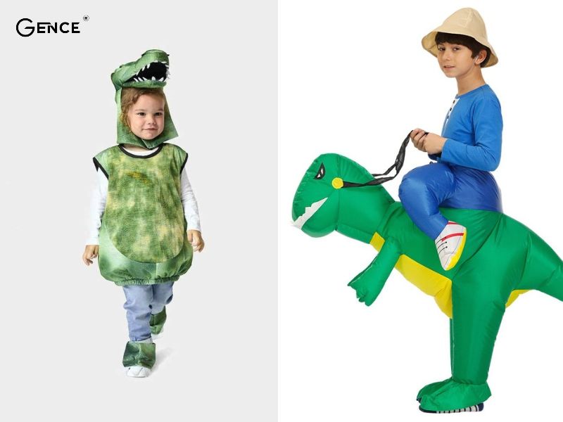 Hóa thân thành khủng long cho bé vào ngày lễ halloween