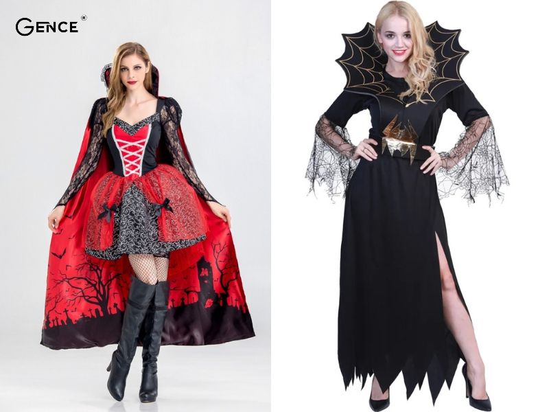 Hóa trang halloween cho nữ thành ma cà rồng