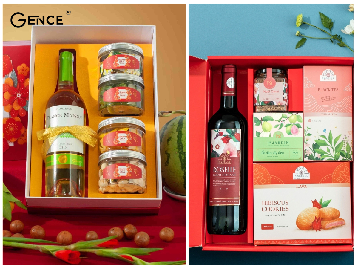 Hộp quà tết gửi gắm tình cảm thầy trò