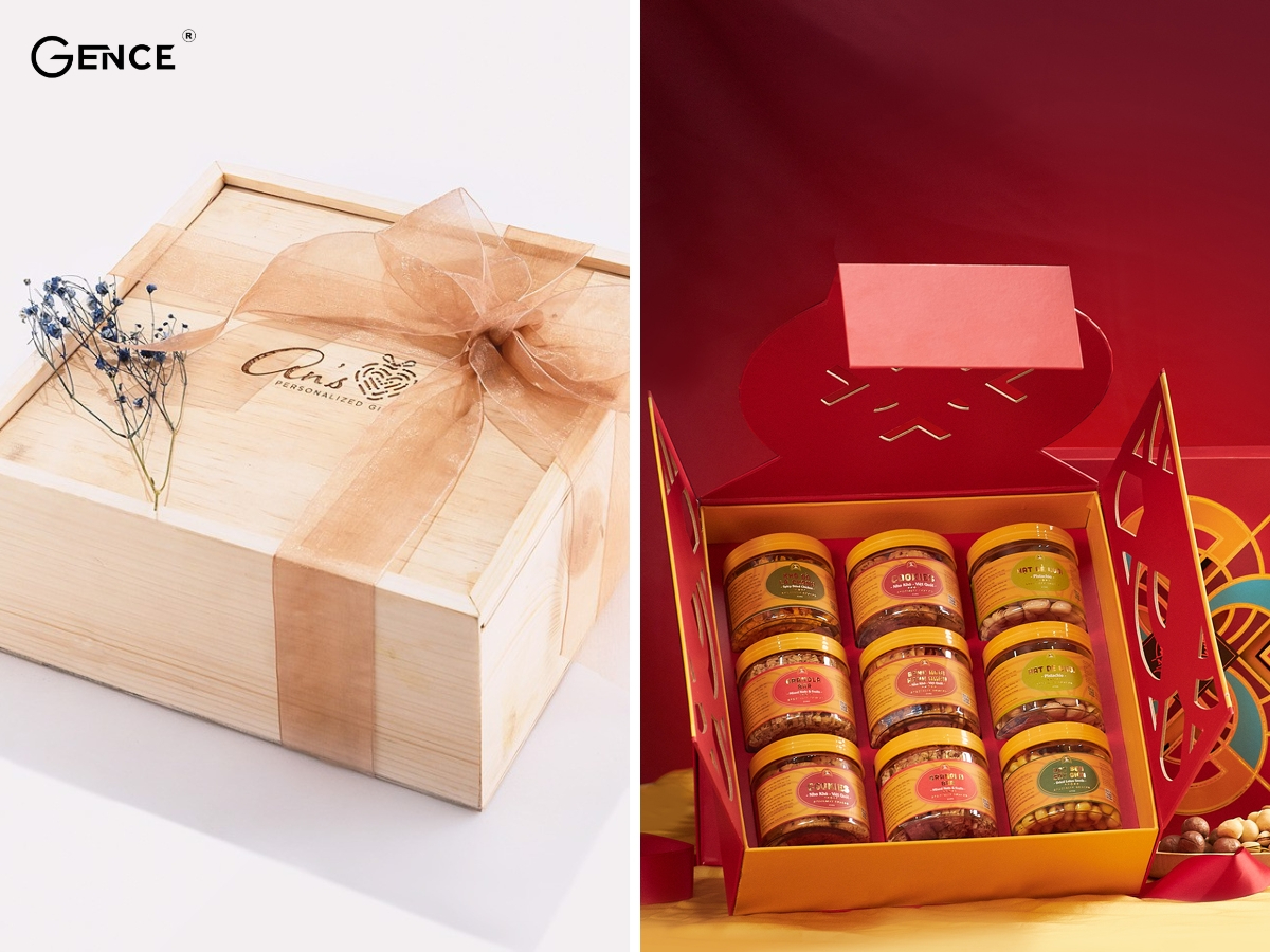 Hộp quà Tết tặng sếp phổ biến