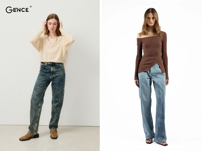 Thu hút mọi người với set đồ áo jumper và quần jean