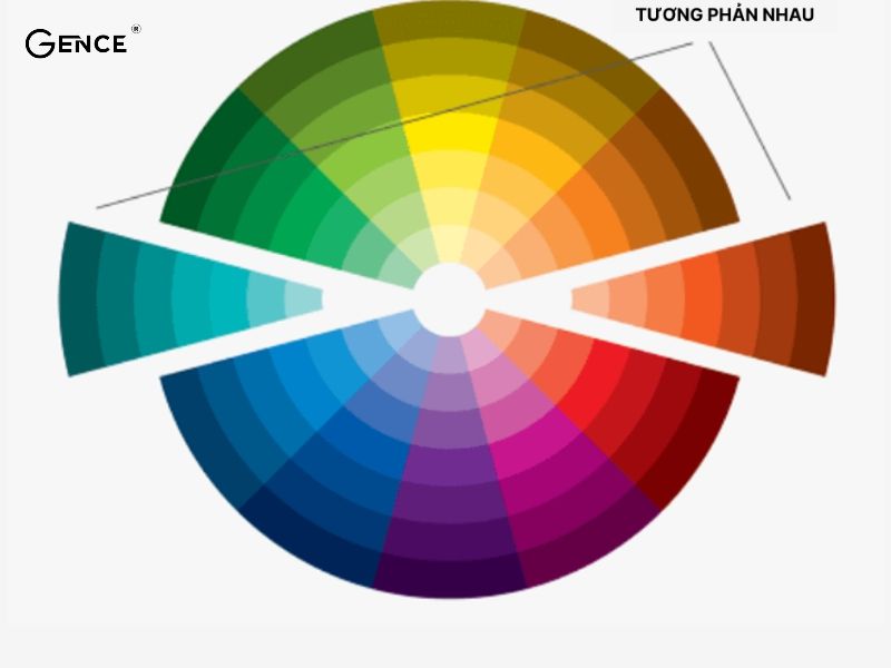 Phối màu tương phản trong thời trang