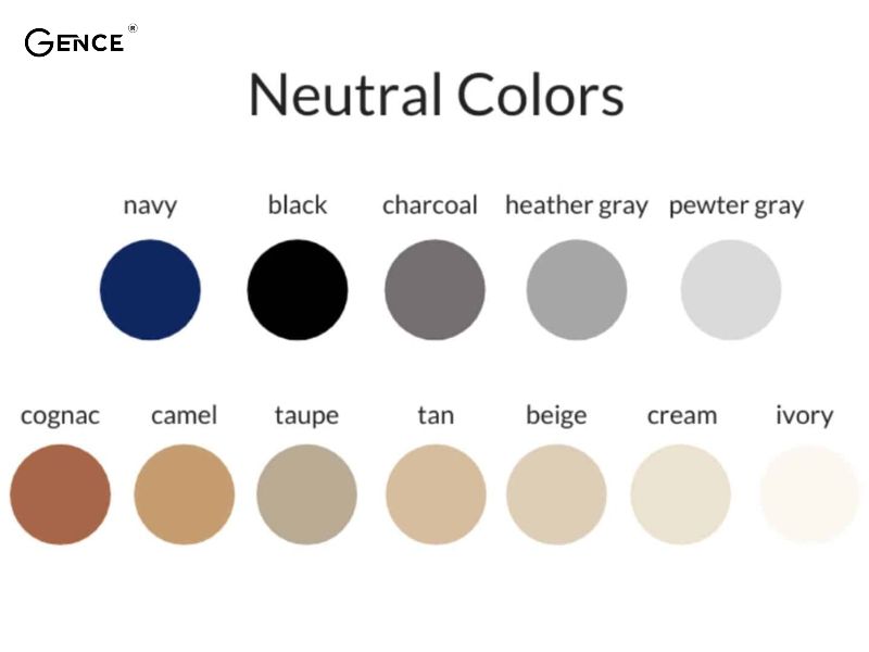 Sử dụng màu trung tính khi phối trang phục