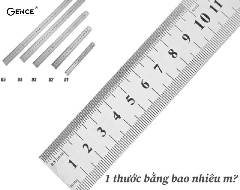 Khái niệm của 1 thước