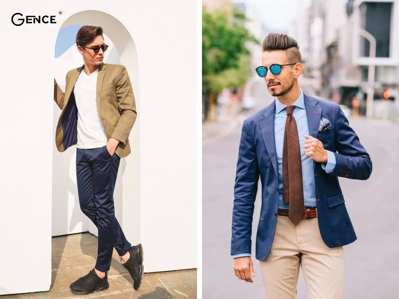 Không xắn quần kaki lên cao