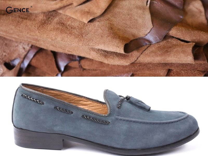 Làm từ những tấm da có bề mặt sần và xấu