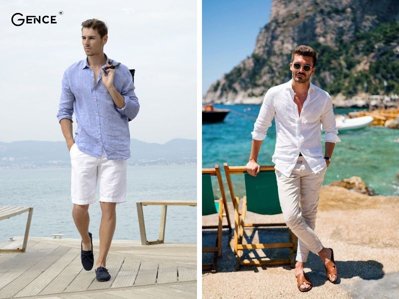 Lựa chọn trang phục đi biển nam thoải mái, phù hợp