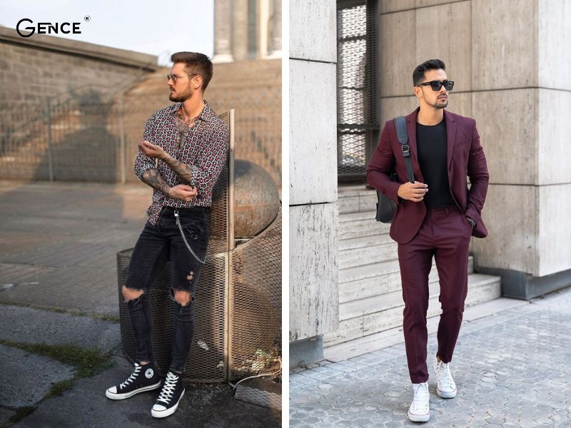 Lưu ý khi phối đồ cùng giày converse nam