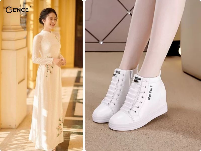 Giày đế bánh mì thể hiện style vừa nữ tính, vừa khỏe khoắn