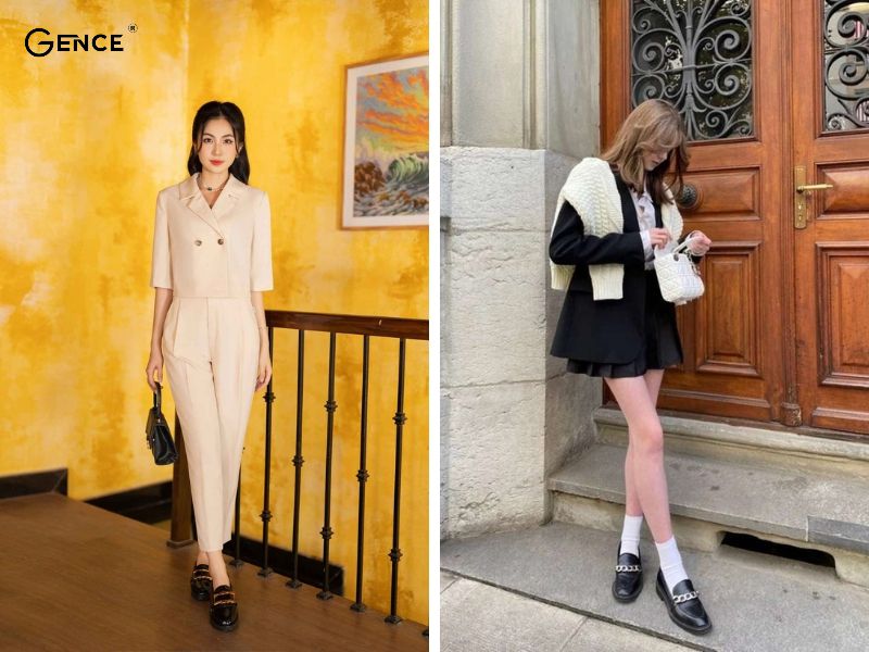 Không thể bỏ qua set đồ vest và giày lười