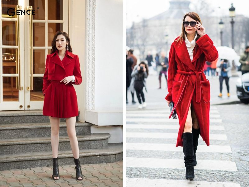 Lựa chọn trang phục màu đỏ đô phù hợp mọi hoàn cảnh